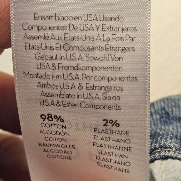 Mother Women Mid-Rise The Looker ankle step fray Jeans 25 Indie Clean Girl - Picture 16 of 16